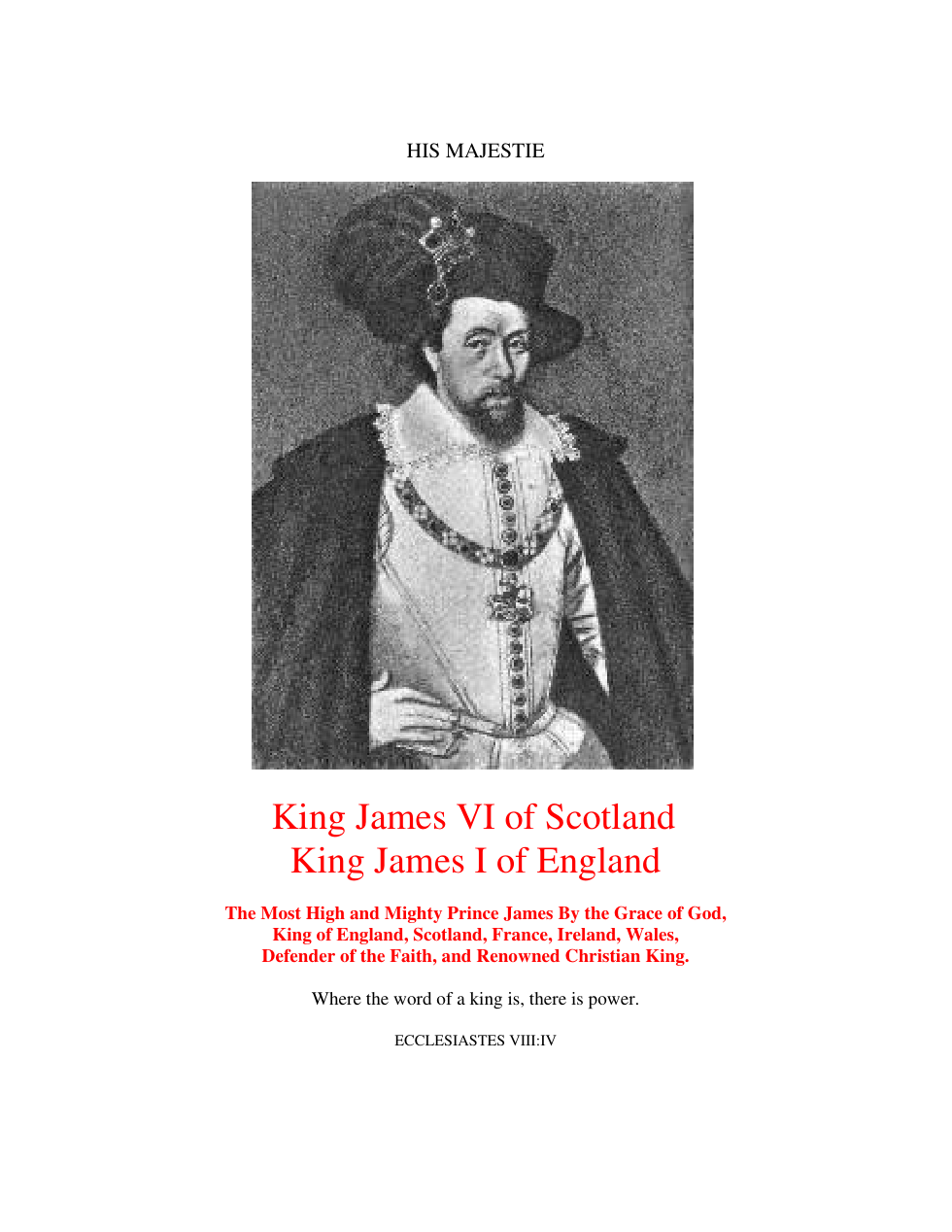 King James VI-DAEMONOLOGIE(1597) cover