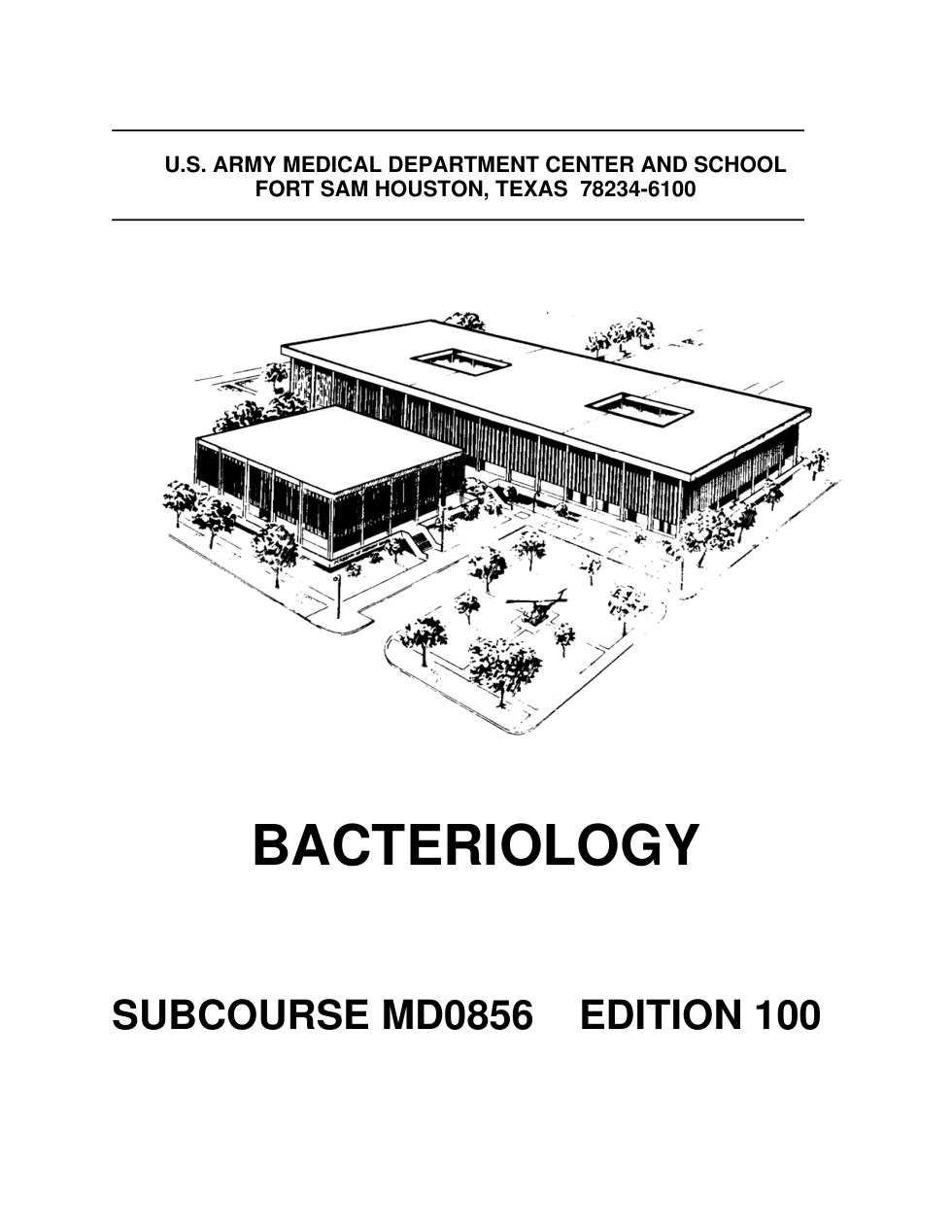 ARMY Medical - Bacteriology 2006 265 pages cover