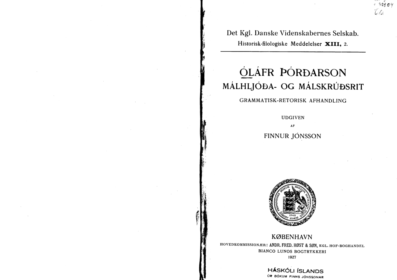 Third Grammatical Treatise cover