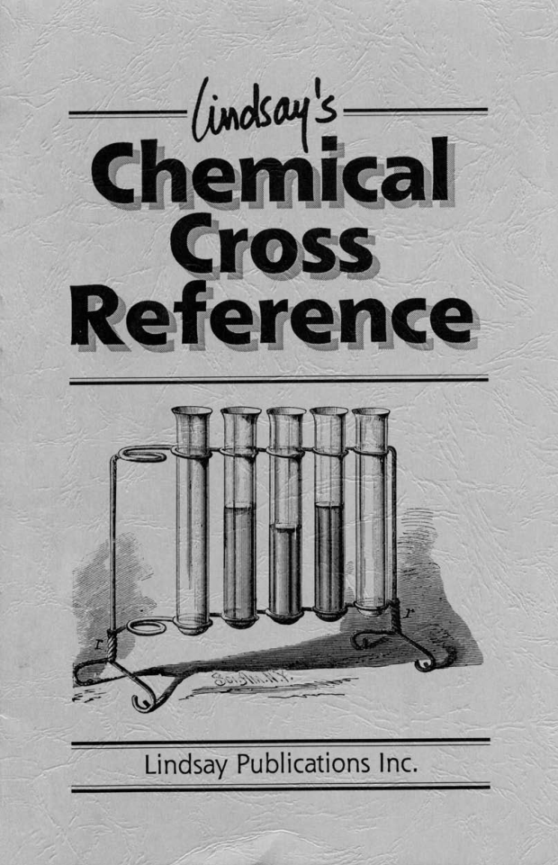 Old Chemical Name Cross Reference - Lindsay (1989) WW cover