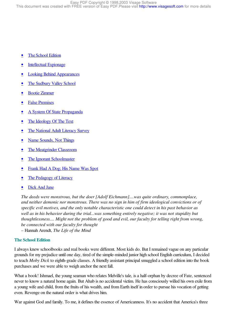 Underground History of American Education - 03 - Vol 3 cover