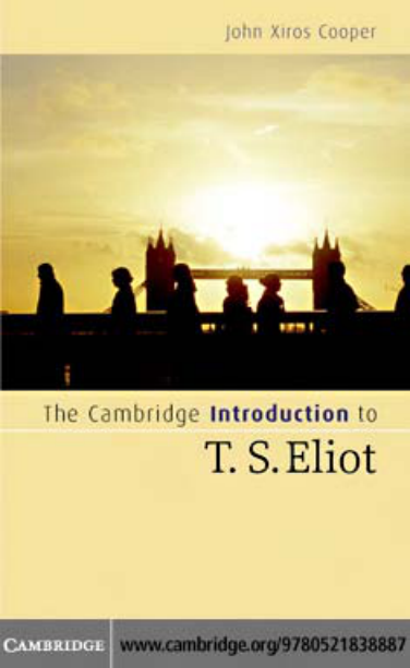The Cambridge Introduction to T S Eliot cover