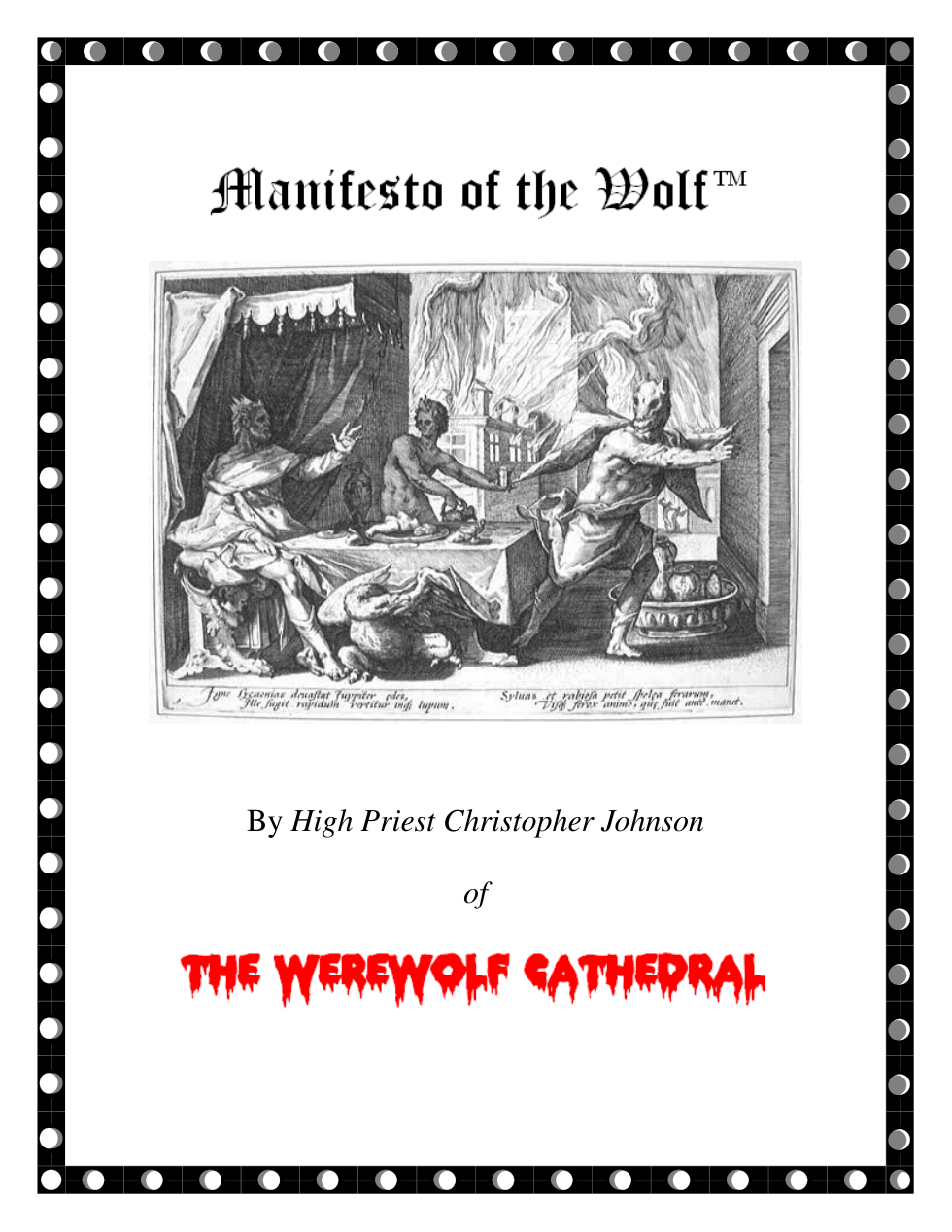 Manifesto of the Wolf cover