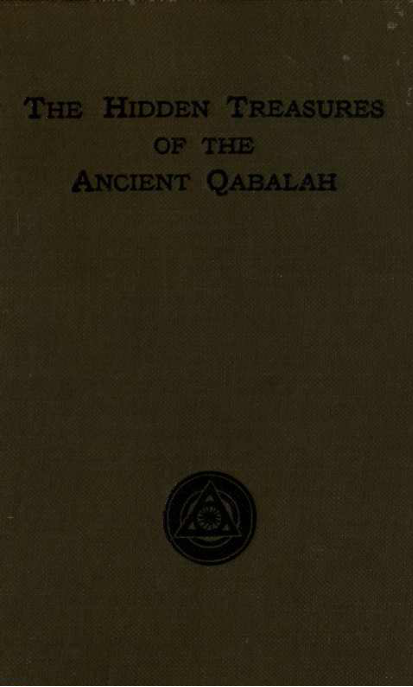 Hidden Treasures Of The Ancient Qabalah - G Gewurz cover
