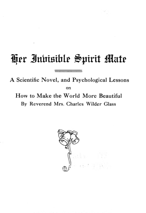 Her Invisible Spirit Mate - C Wilder Glass cover