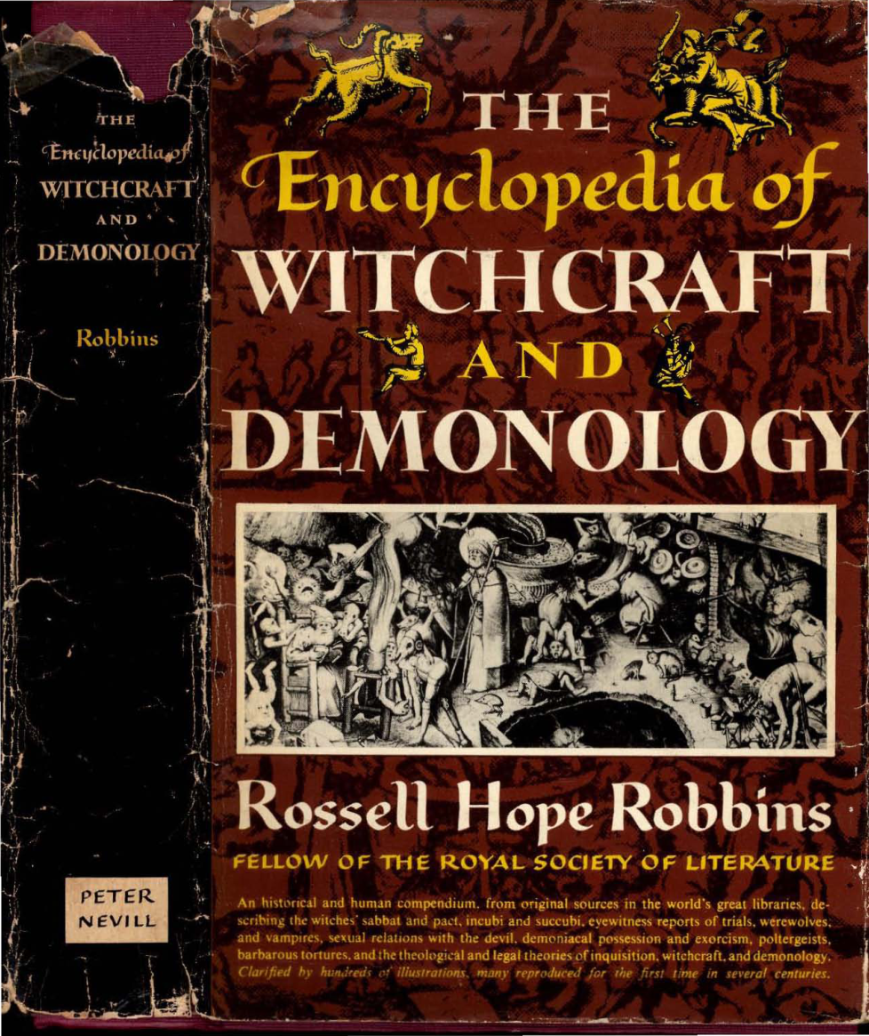 Russell Hope Robbins - The Encyclopedia Of Witchcraft & Demonology OCR cover