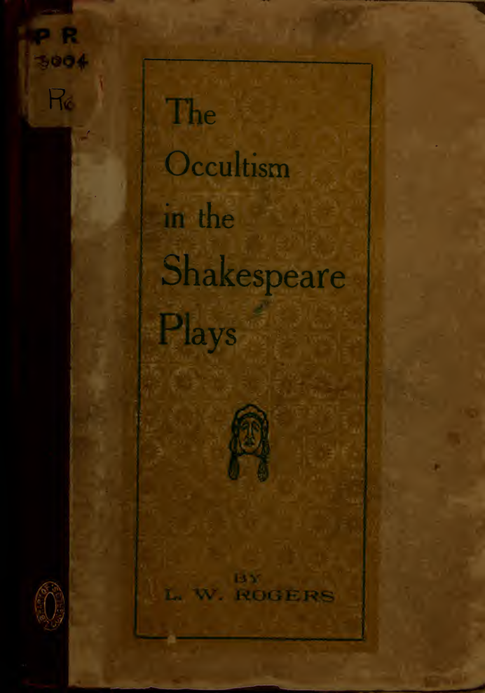 The Occultism In The Shakespeare Plays (1909) cover