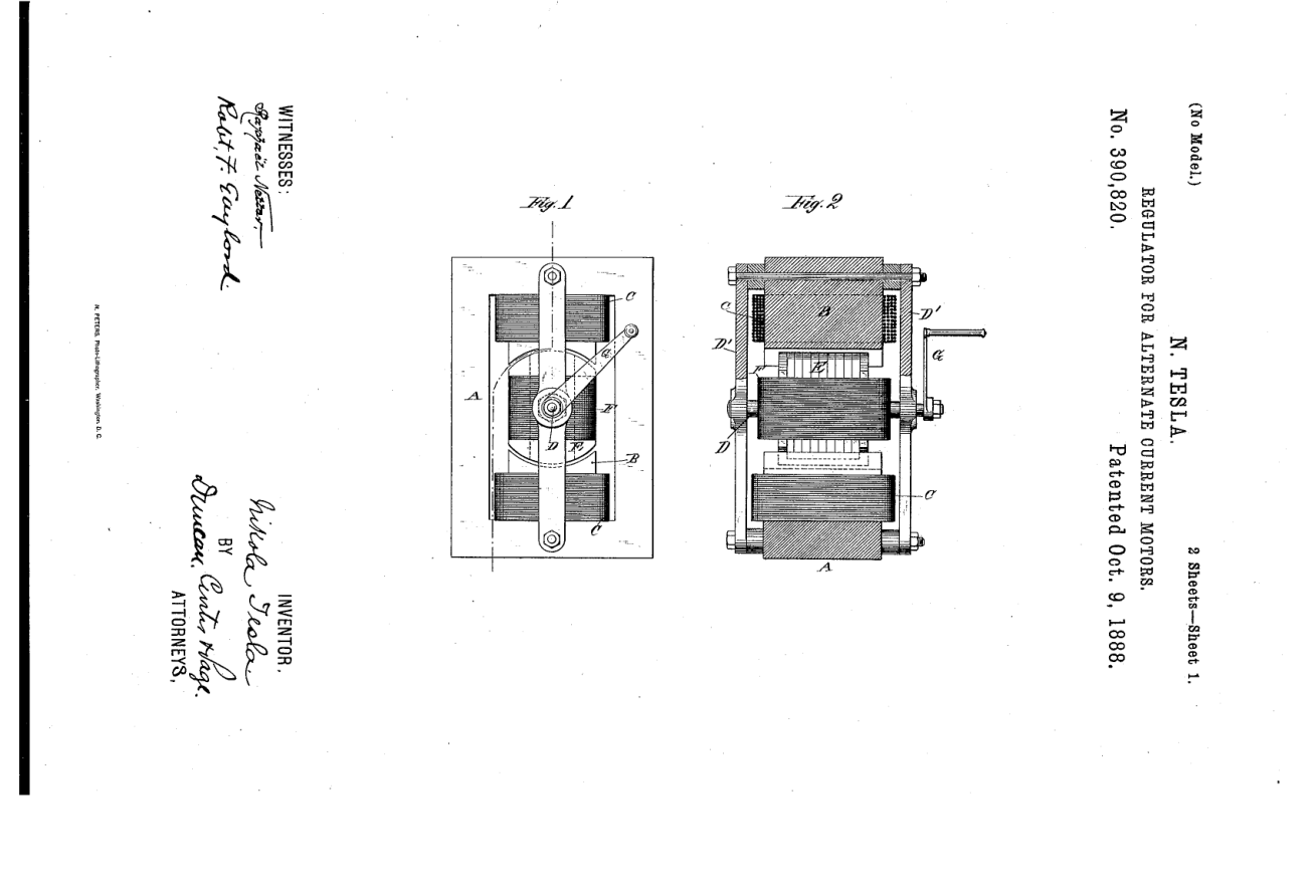 Tesla Patents - 00390820 cover