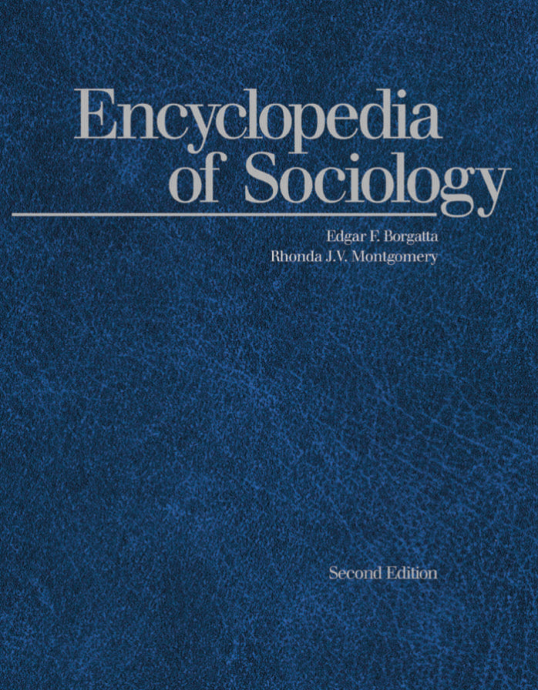 Encyclopedia of Sociology Vol.1 cover