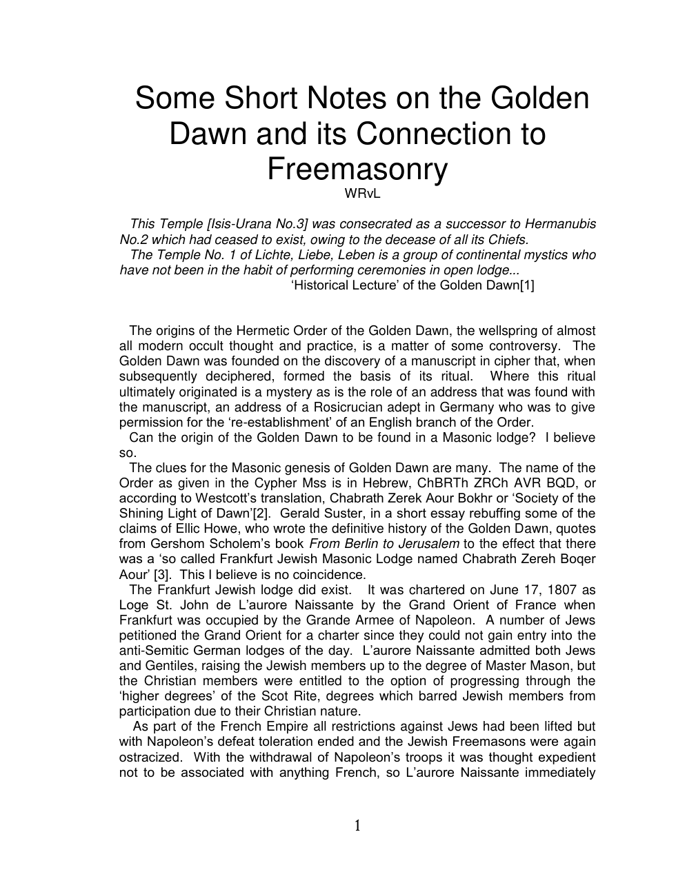 Golden Dawn and Freemasonry cover