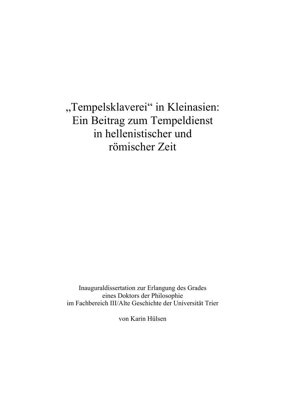 Tempelsklaven cover