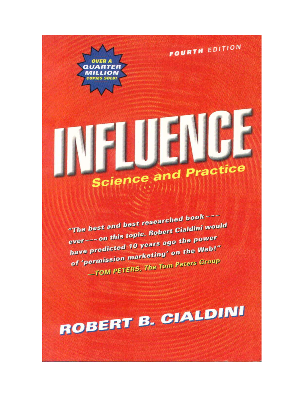 Robert B. Cialdini INFLUENCE (science and practice) cover