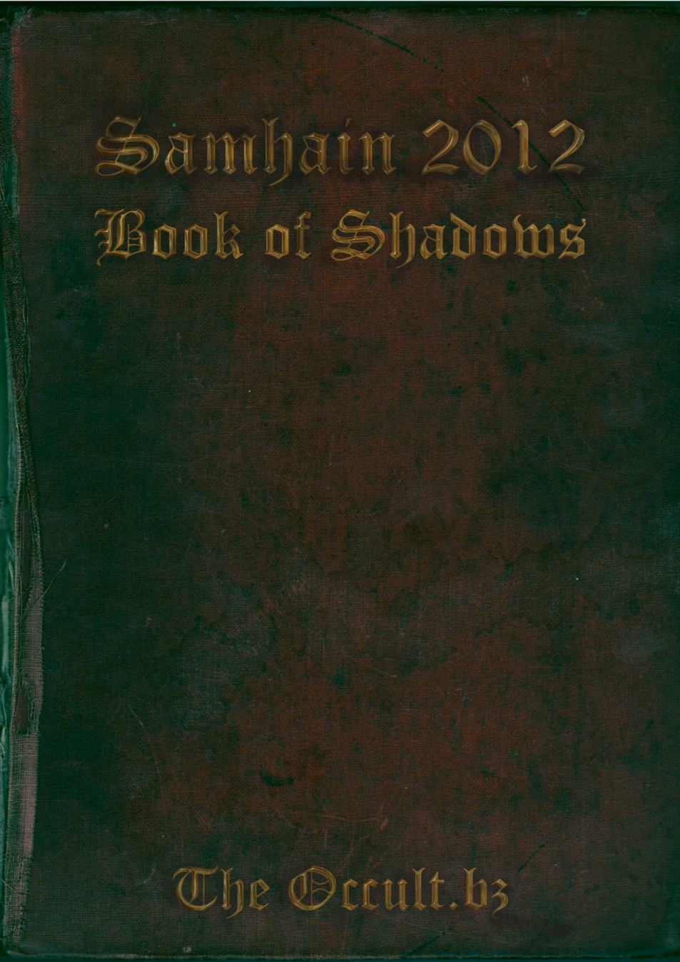 TO.bz Samhain Book of Shadows 2012 cover