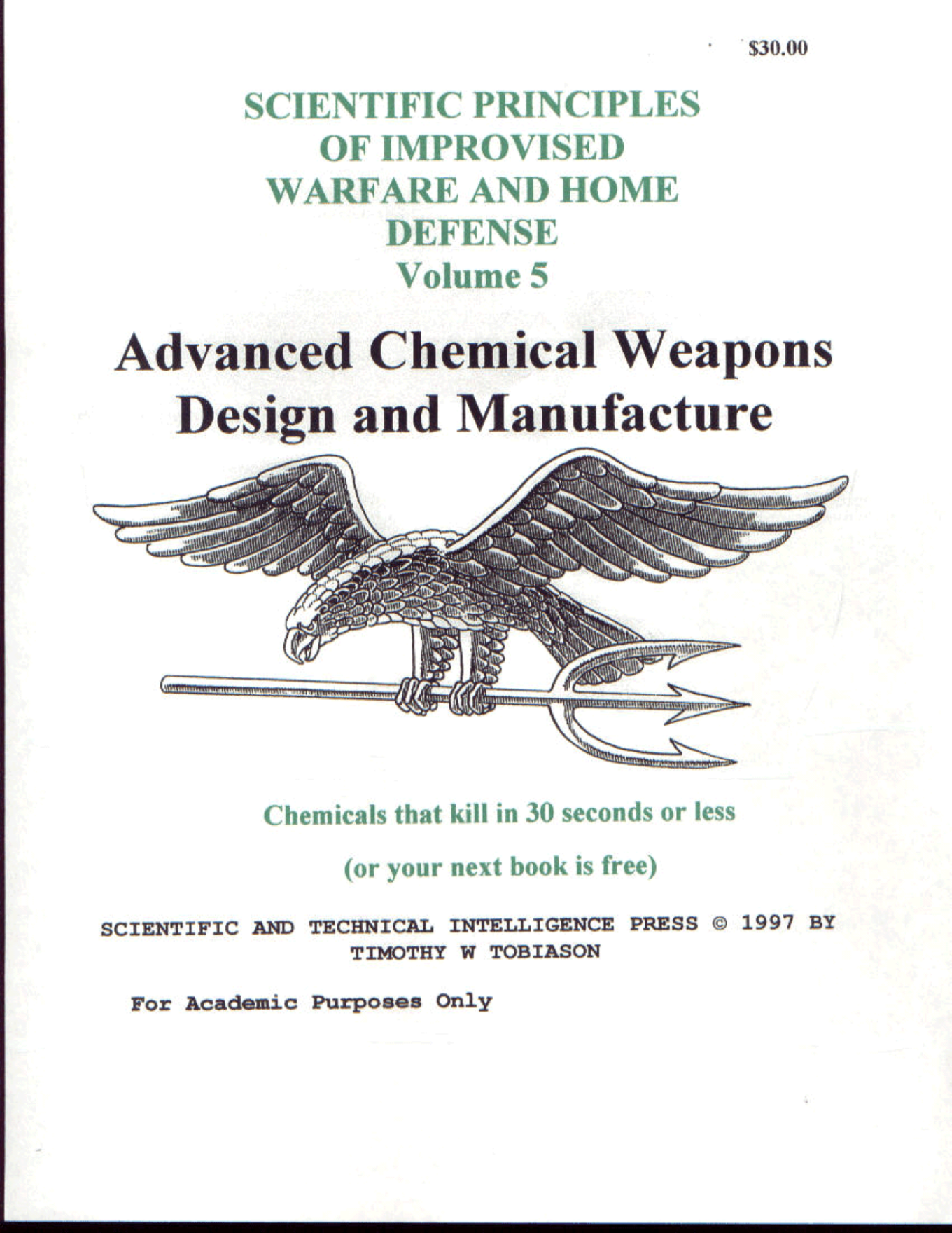 V5 Advanced Chemical Weapons Design & Manufacture cover