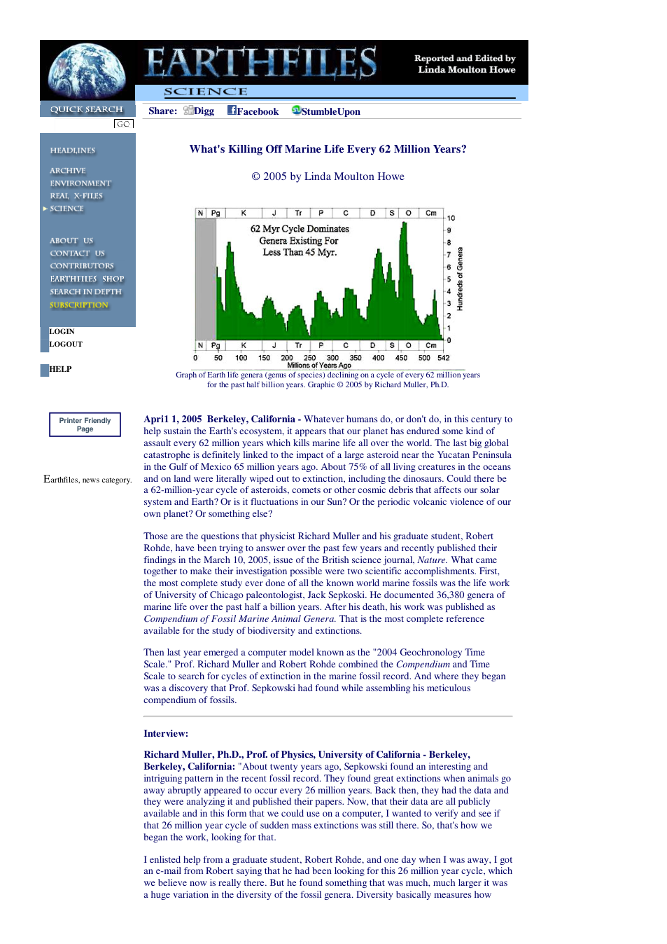 04 01 2005 What's Killing Off Marine Life Every 62 Million Years cover