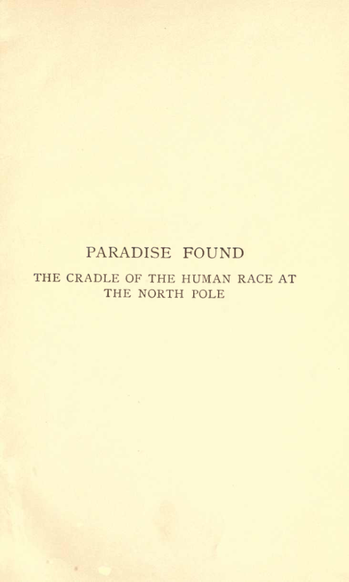 Paradise Found - W Warren cover