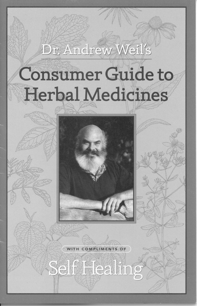 Dr. Andrew Weils Consumer Guide to Herbal Medicines (Andrew Weil) (z-lib.org) cover