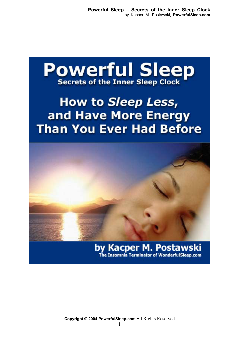 PowerfulSleep cover