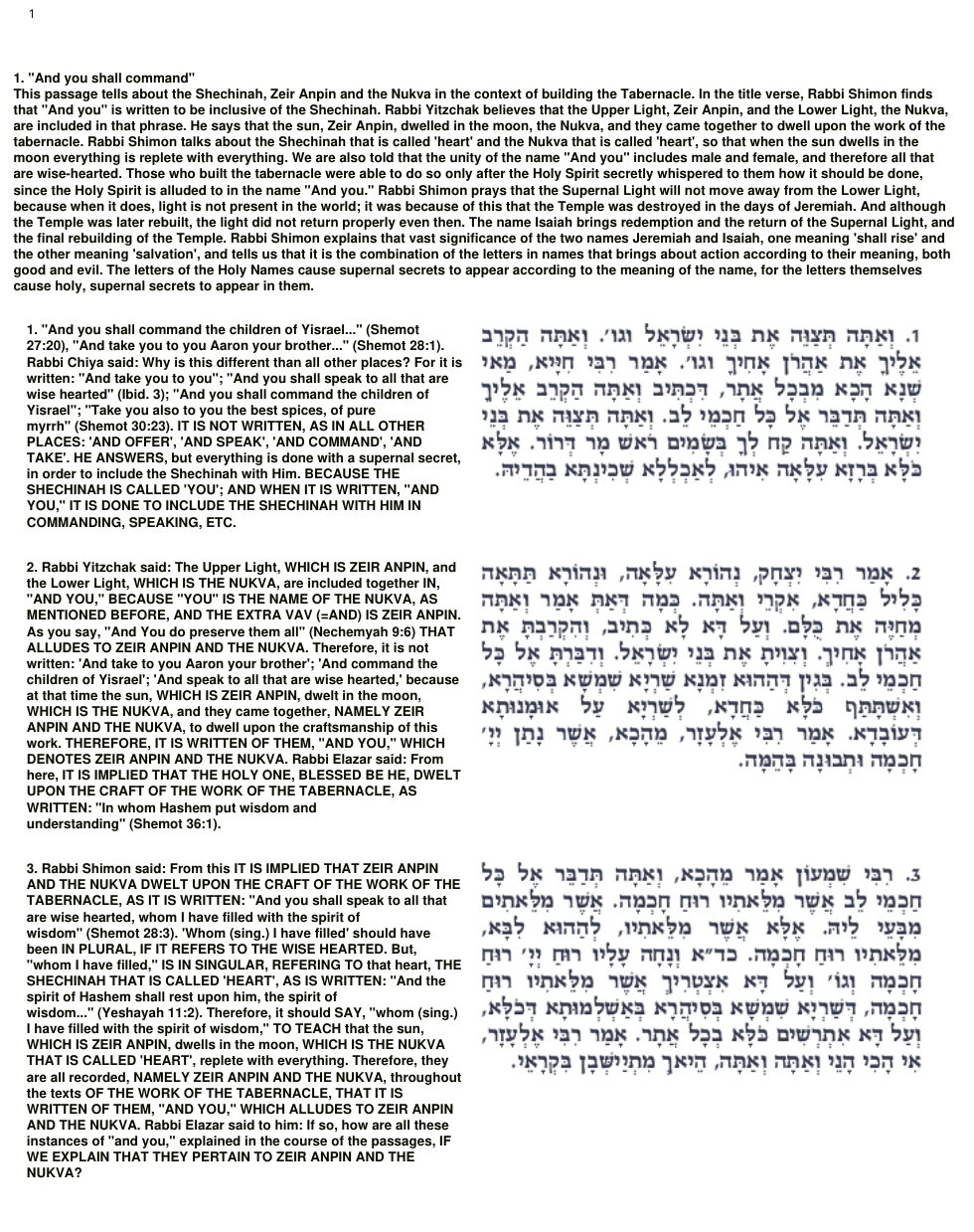 Zohar - 22 - Tetsaveh cover