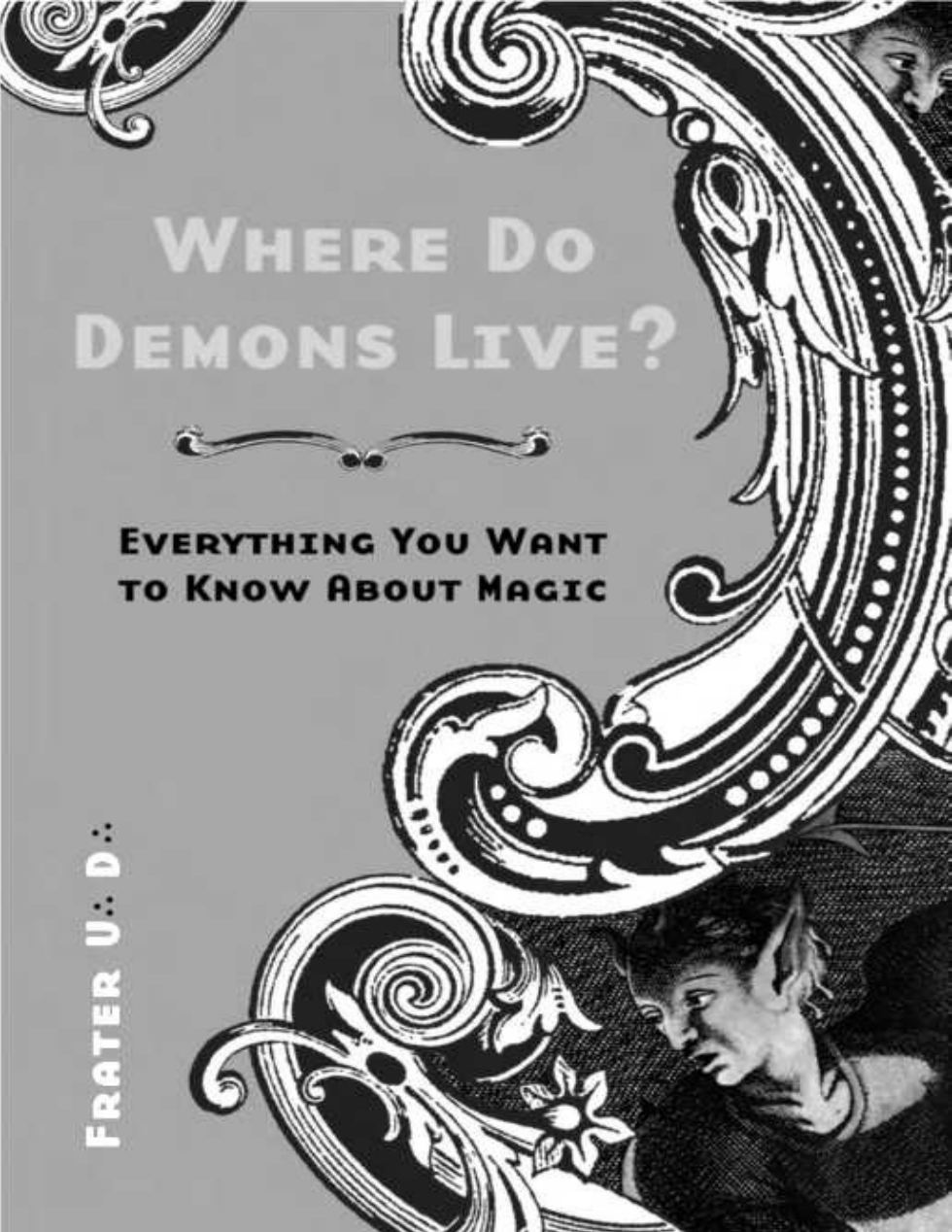 Frater U D -Where Do Demons Live Everything cover