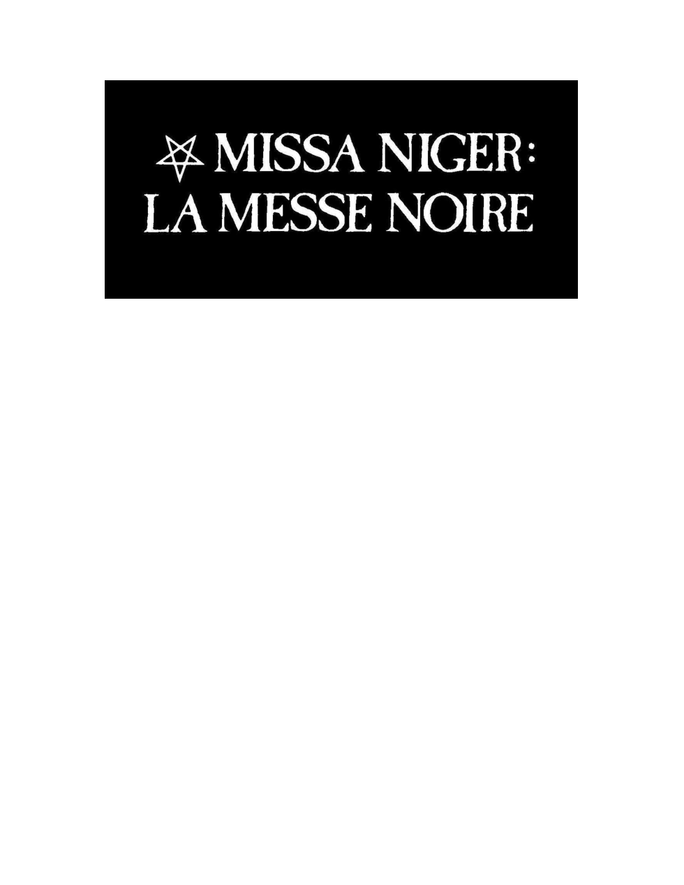 Aubrey Melech - Missa Niger cover