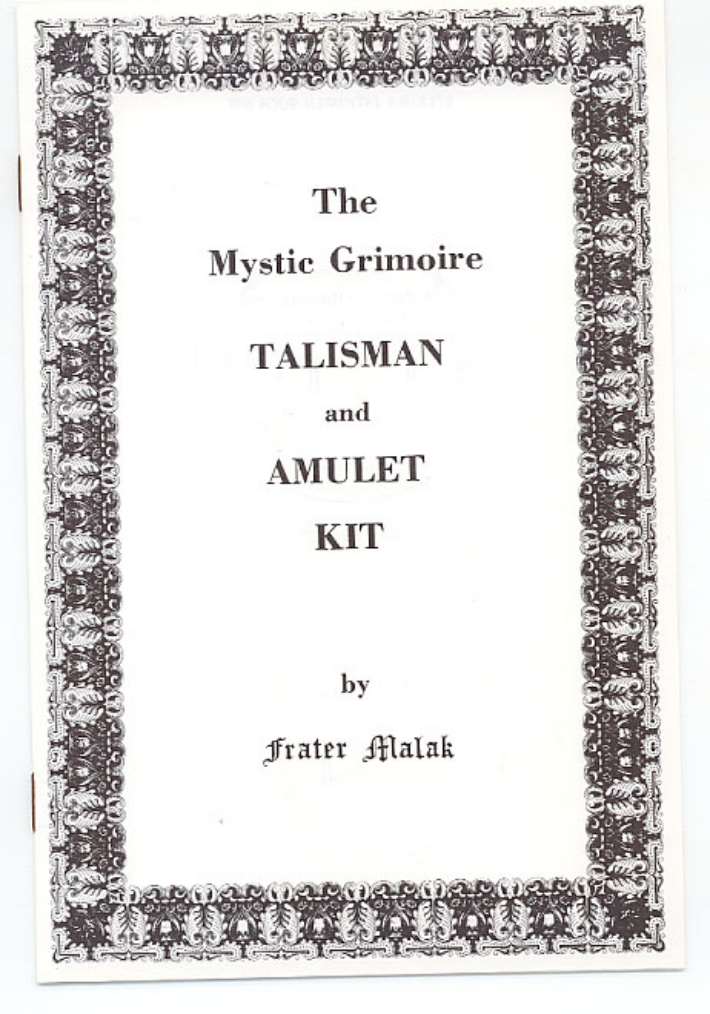 Talisman Kit Mystical Grimoire By Vovin cover