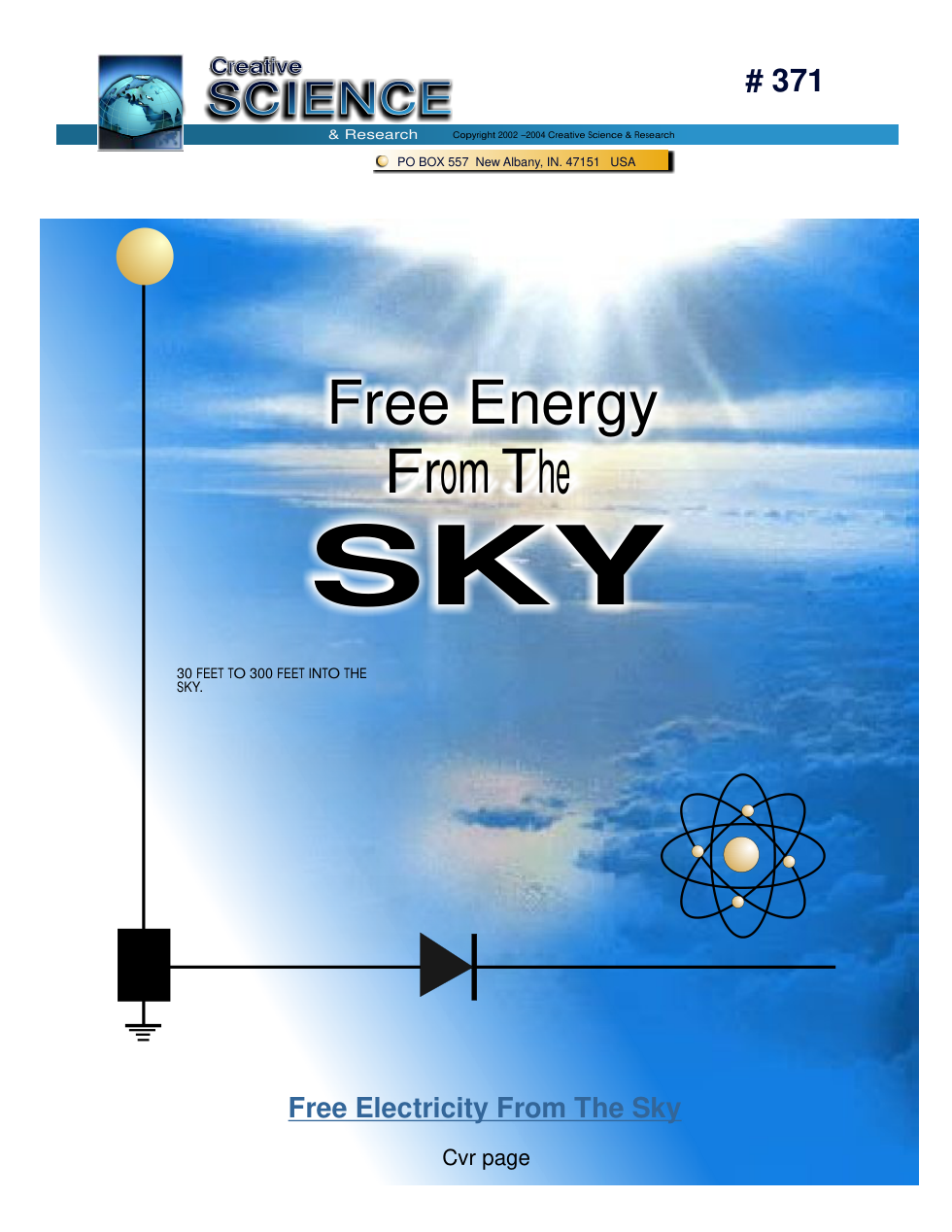 Free Energy From The Sky cover