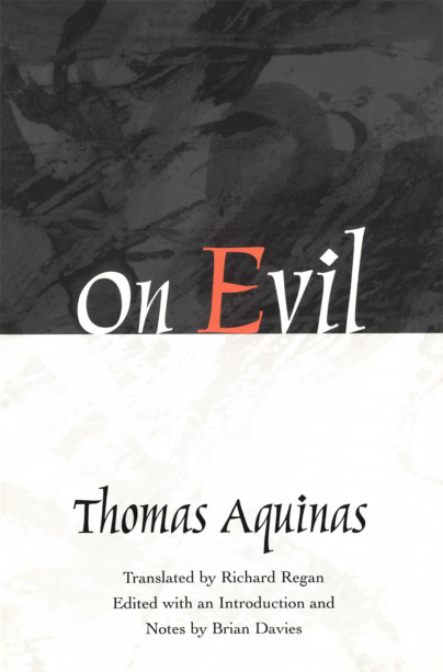 Thomas Aquinas - On Evil cover