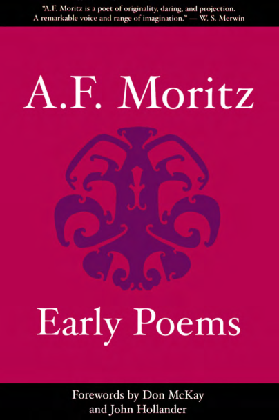 A.F. Moritz Early Poems cover