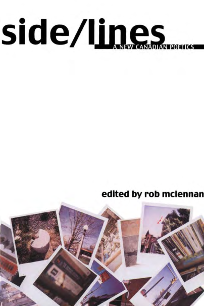 Side Lines - A New Canadian Poetics cover
