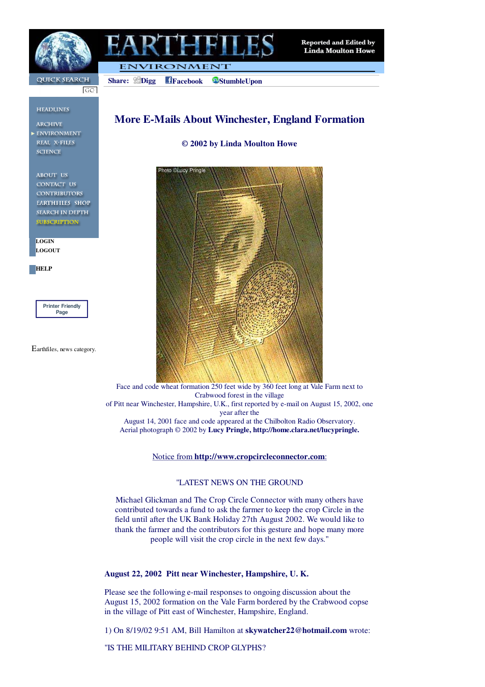08 22 2002 More E-Mails About Winchester, England Formation cover