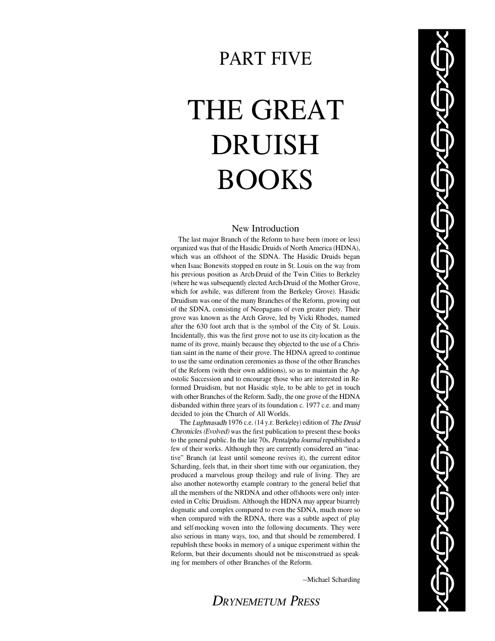 05 The Great Druish Books - A Reformed Druid Anthology cover