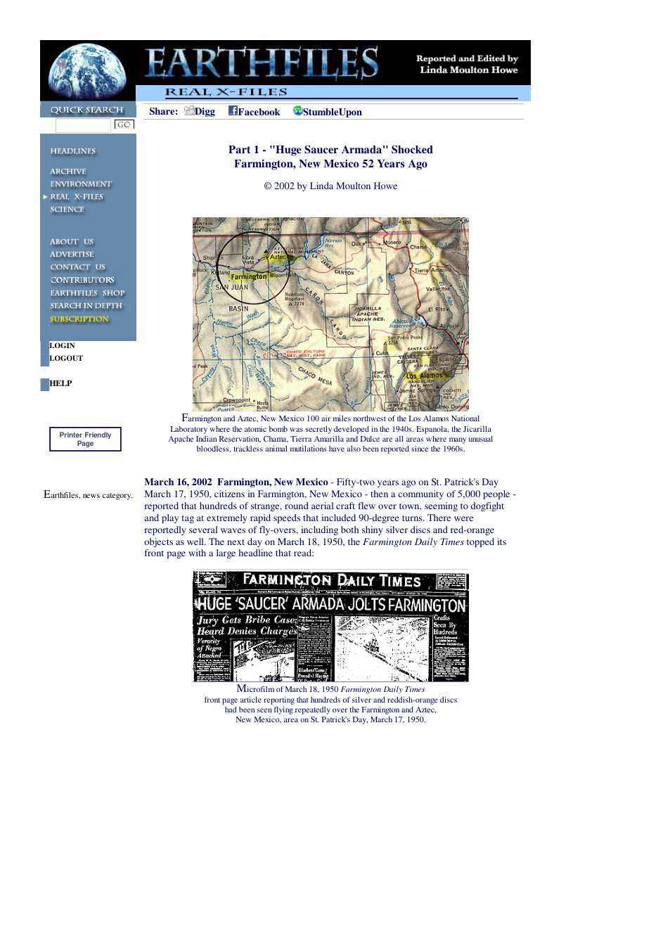 03 16 2002 Part 1 - Huge Saucer Armada Shocked Farmington, New Mexico 52 Years Ago cover