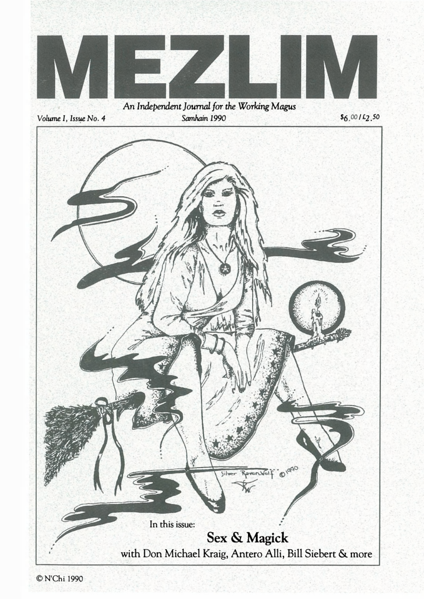 [Vol.1,No.4] Mezlim - Samhain 1990 cover