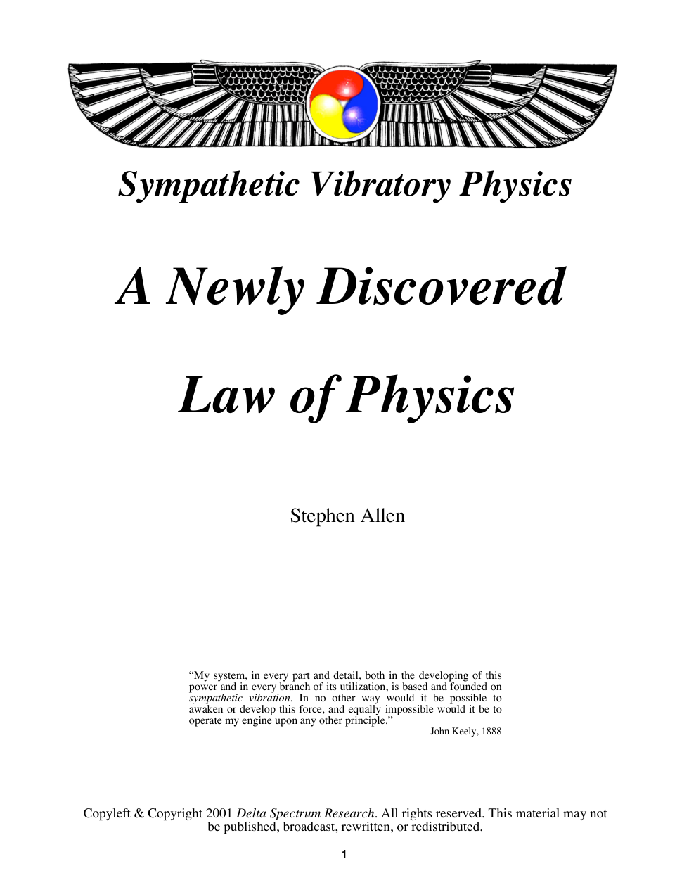 Newly Discovered Law cover