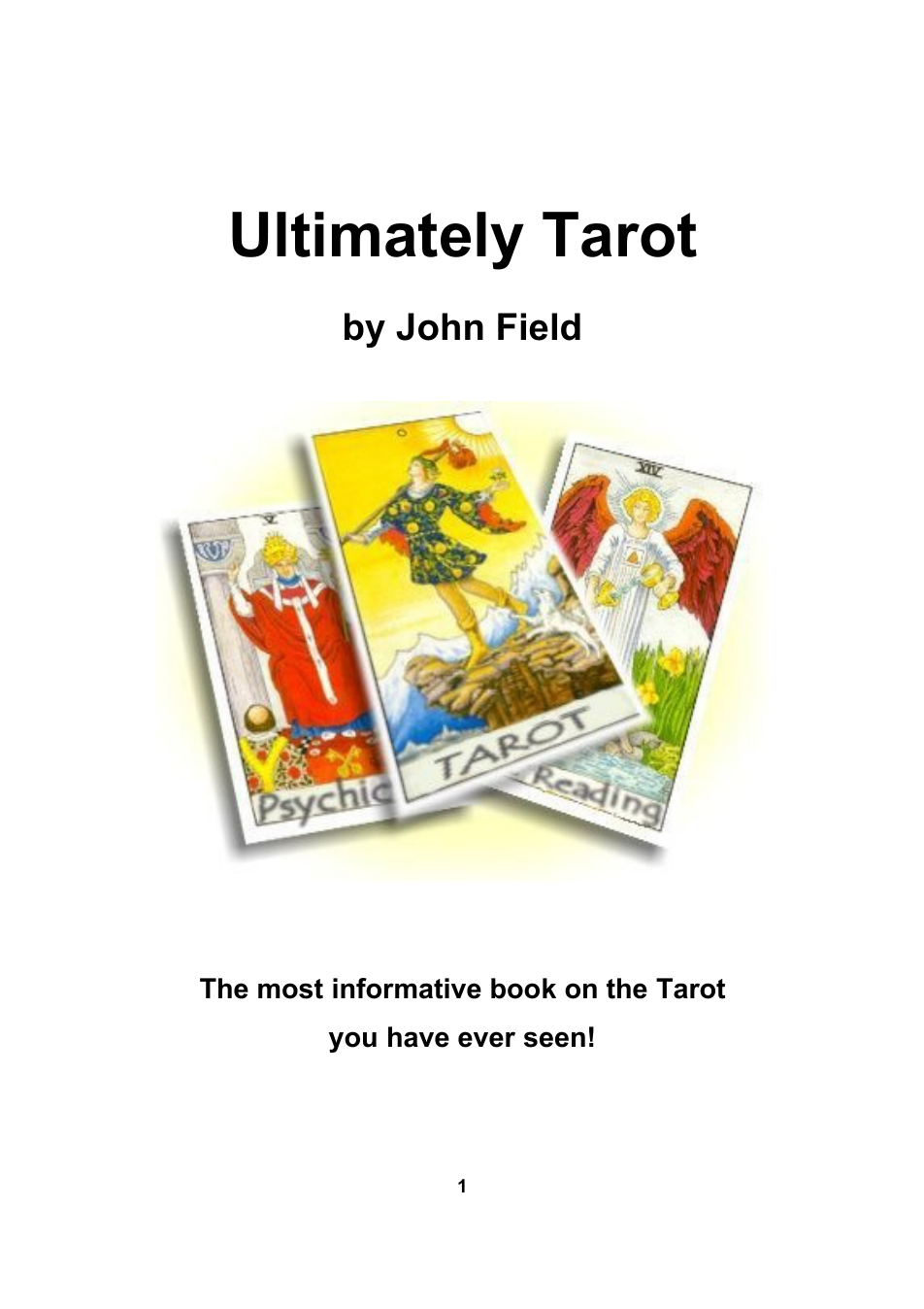 John Field - Ultimately Tarot cover