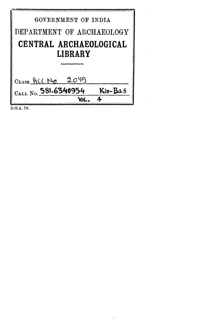 Indian medicinal plants Vol 4 - K. R. Kirtikar (1918) cover