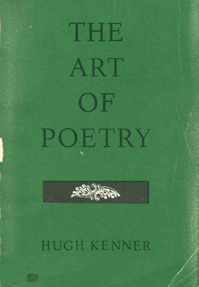 The Art of Poetry (Kenner) cover