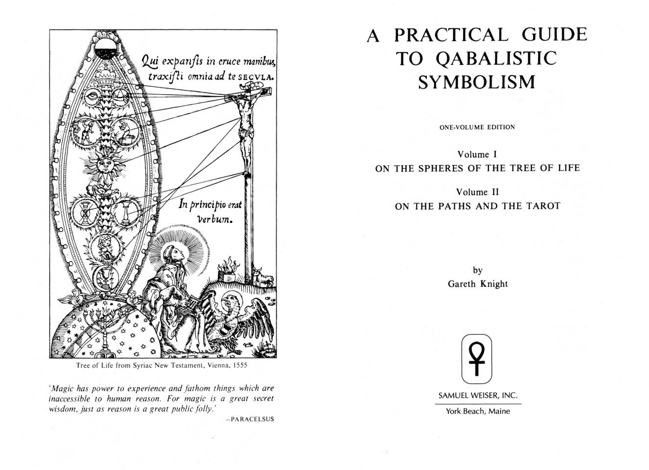 A Practical Guide to Qabalistic Symbolism bk 1 cover