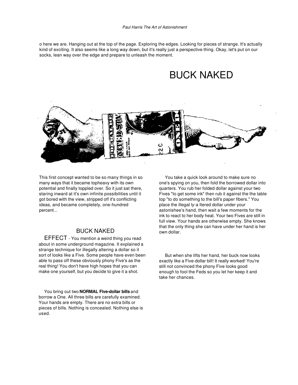 Paul Harris - Buck Naked cover