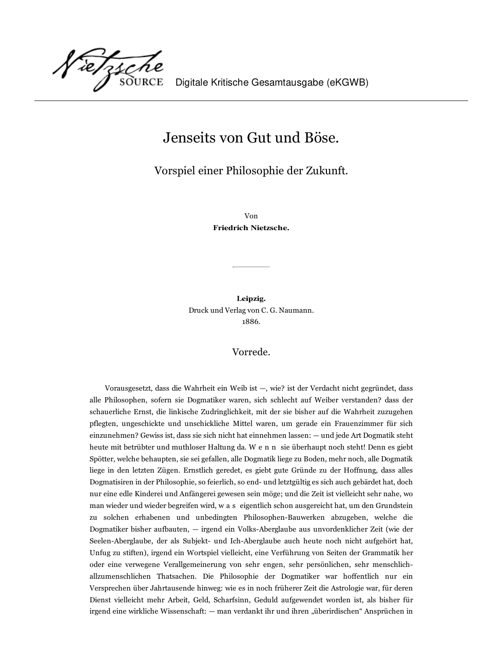 Jenseits von Gut und Böse cover