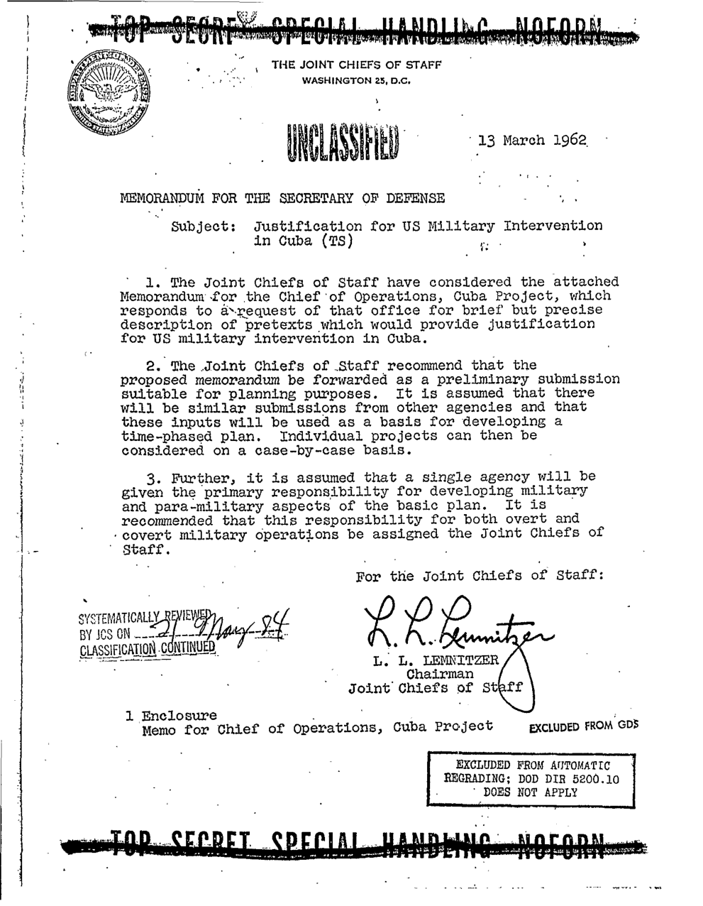 Operation Northwoods cover