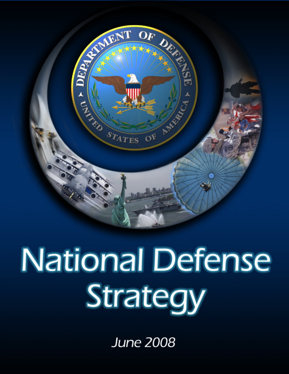 National Defense Strategy 2008 cover