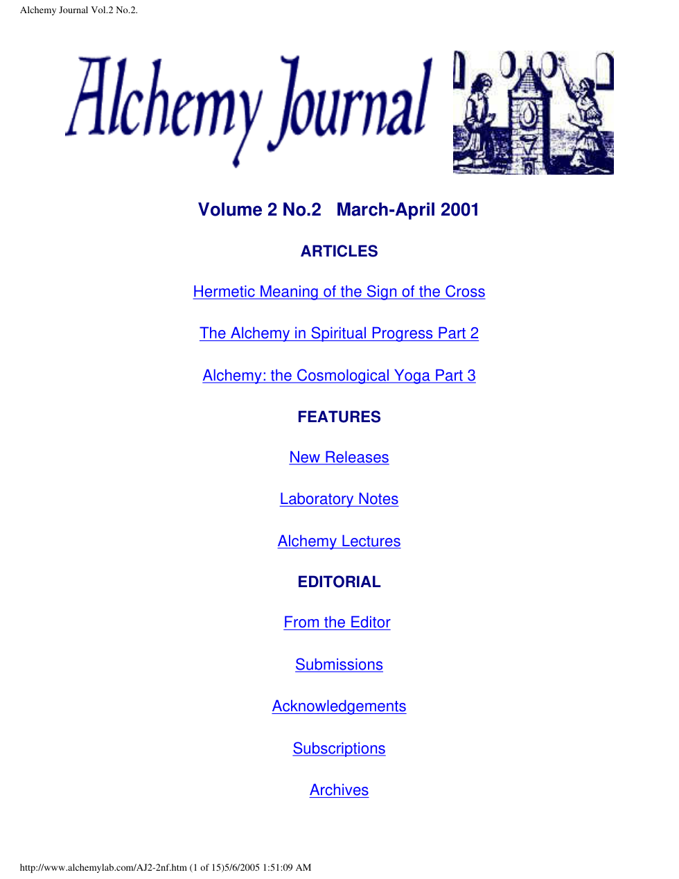 Alchemy Journal Vol.2 No.2 cover