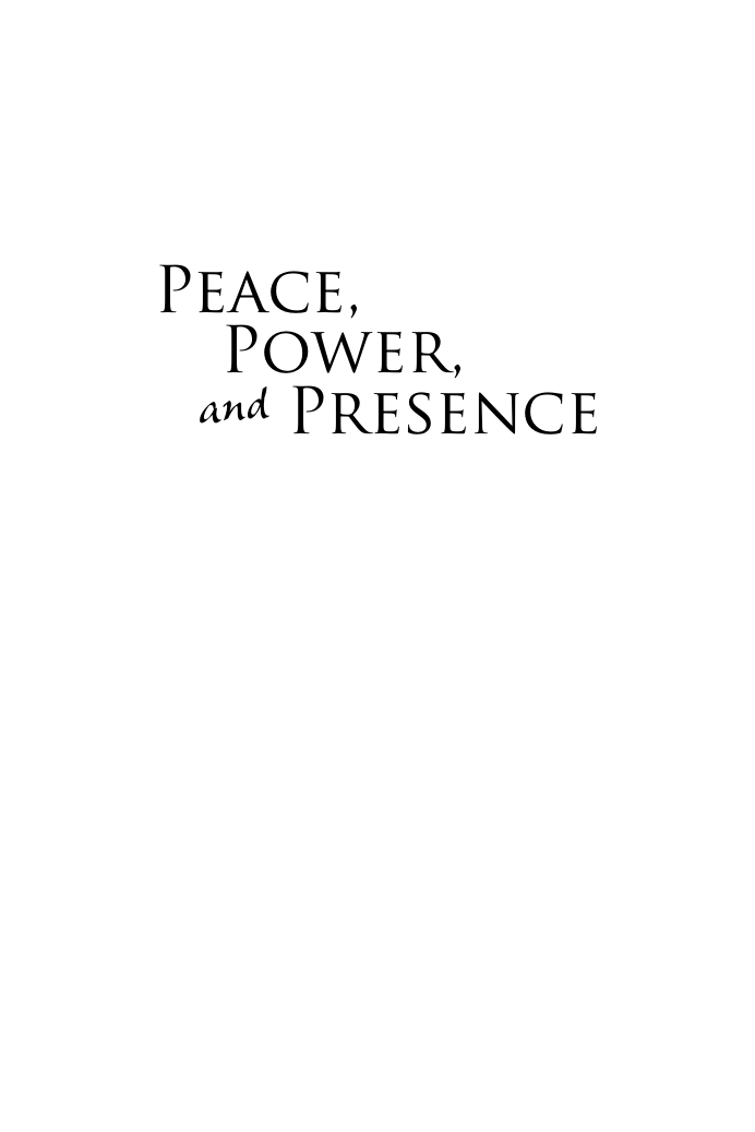 Evatt - Peace, Power, and Presence cover