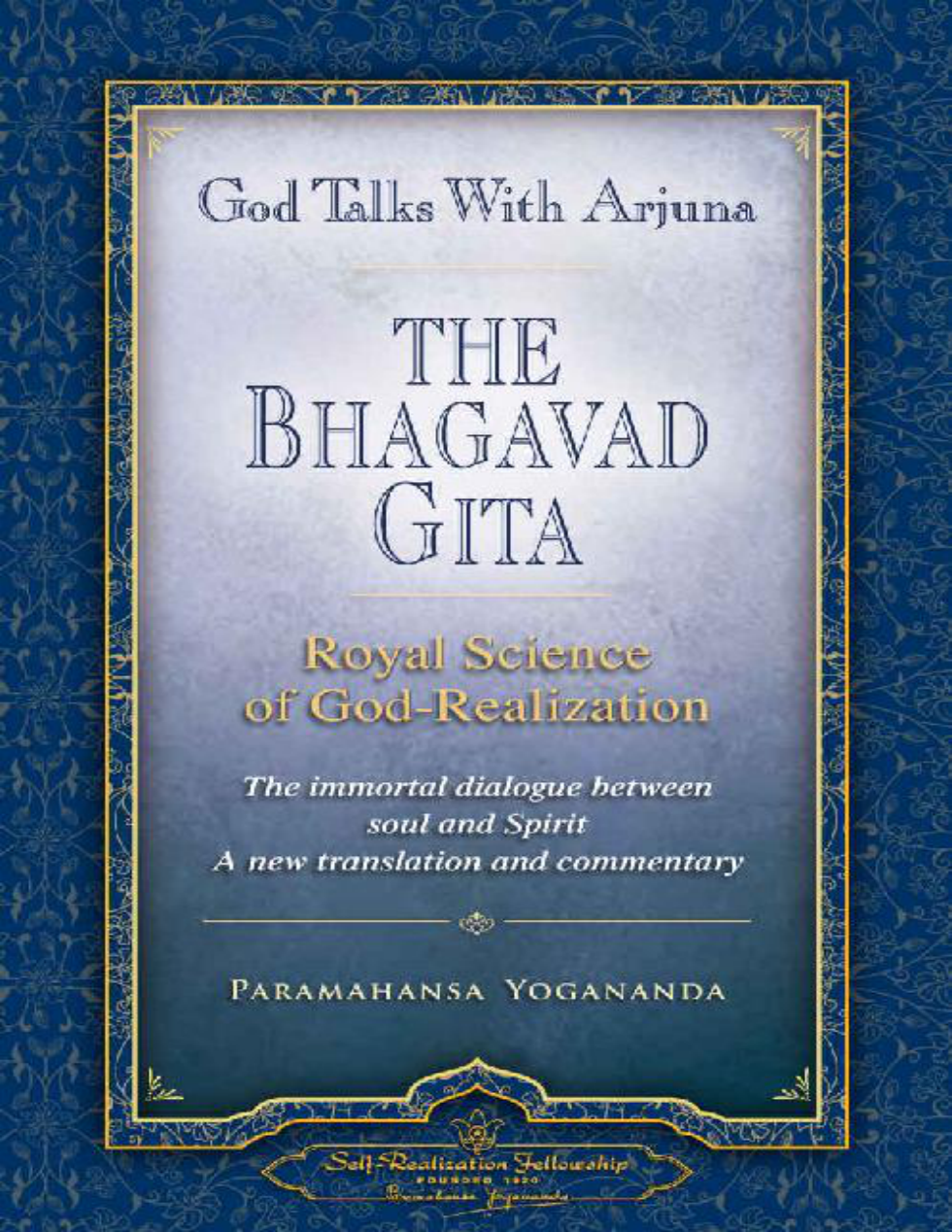 Paramahansa Yogananda - God Talks With Arjuna cover