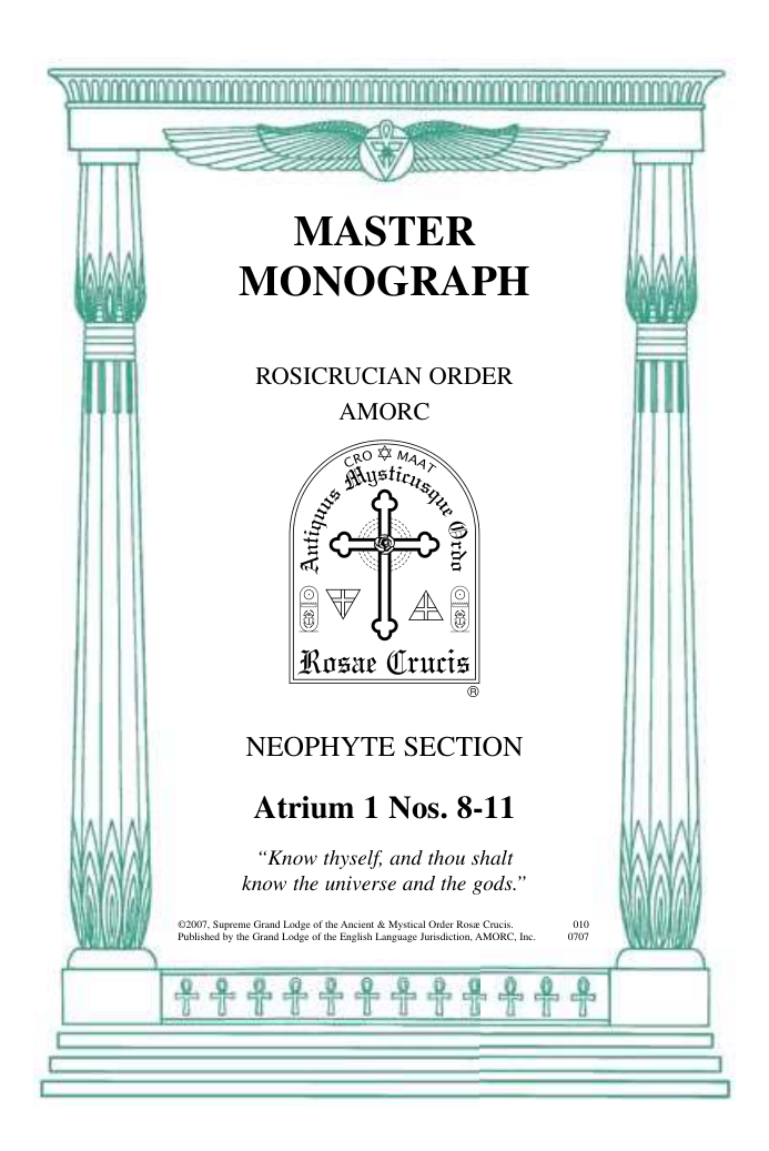 Rosicrucian - Atrium 1-Nos. 8-11 (2007) cover