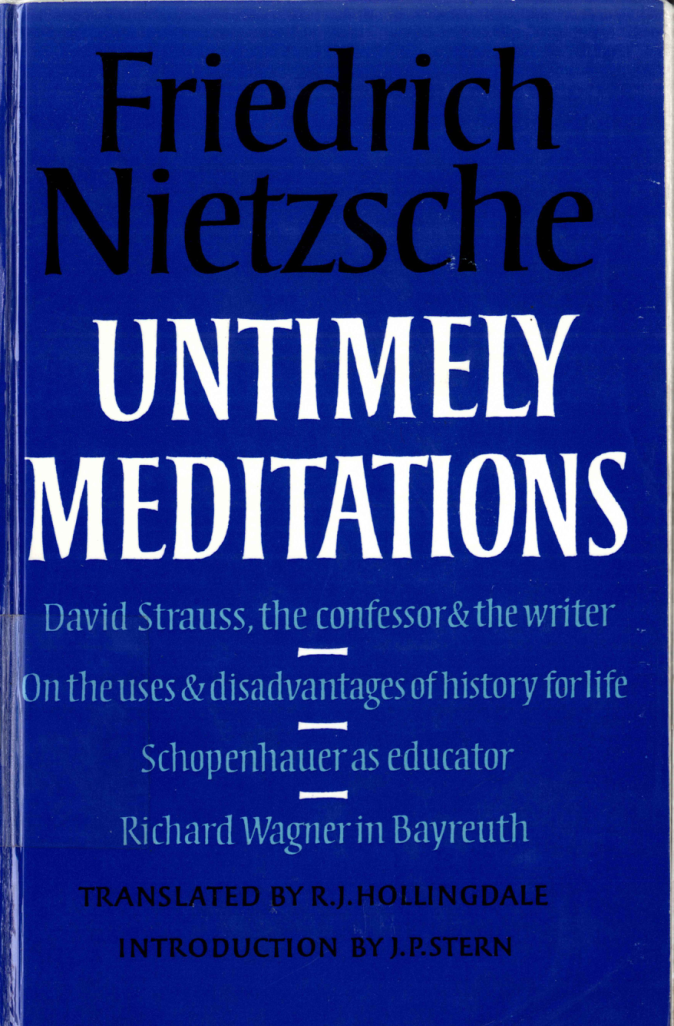 Untimely Meditations cover