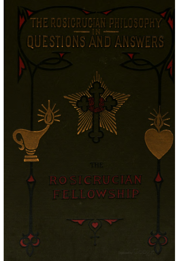 Max Heindel - Rosicrucian Philosophy In Questions cover