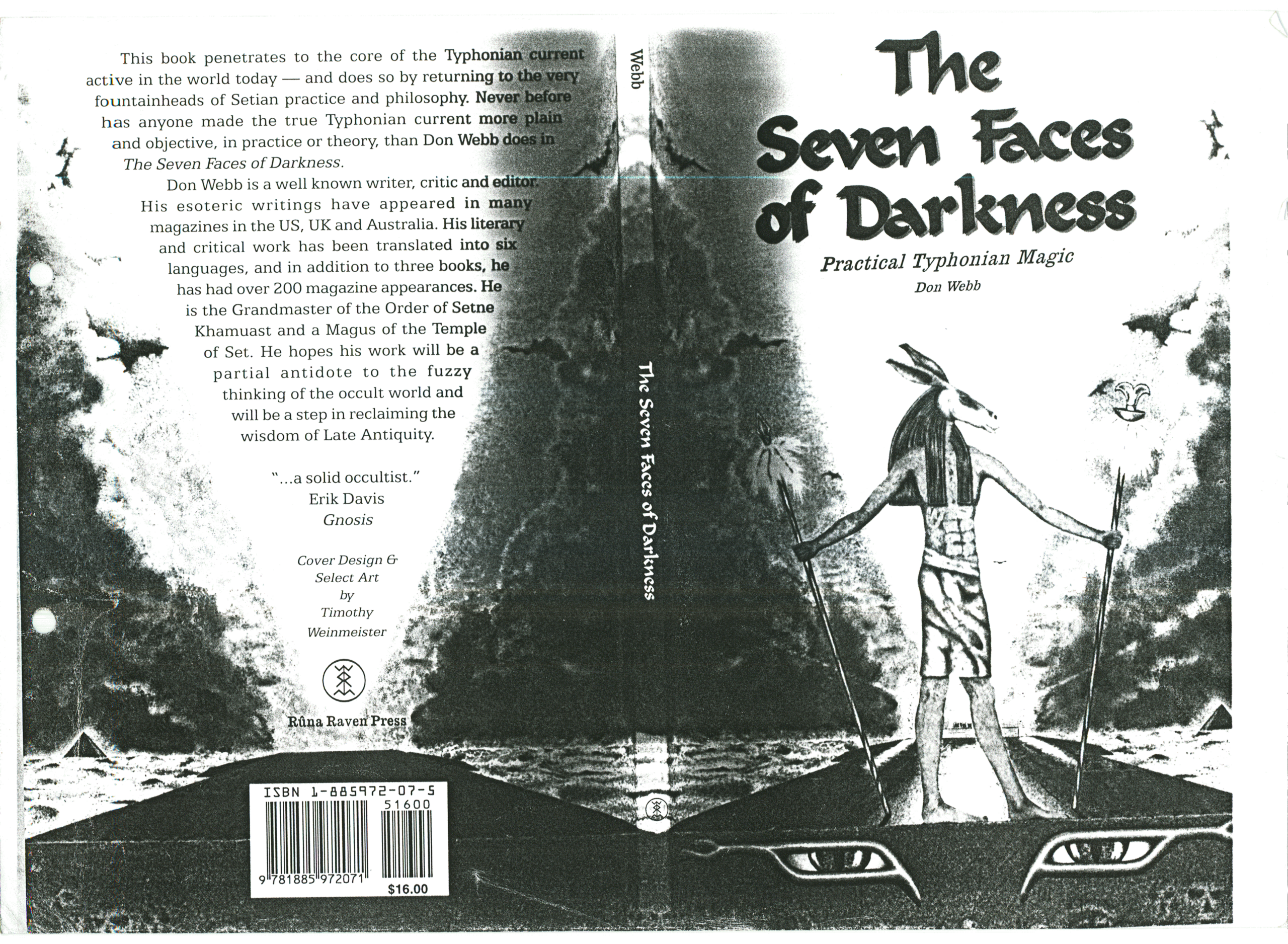 Don Webb - The Seven Faces Of Darkness [1 eBook - PDF] cover